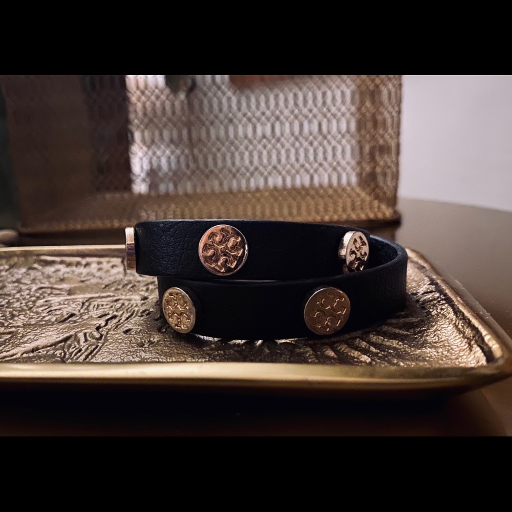 Tory Burch Leather Wrap Bracelet